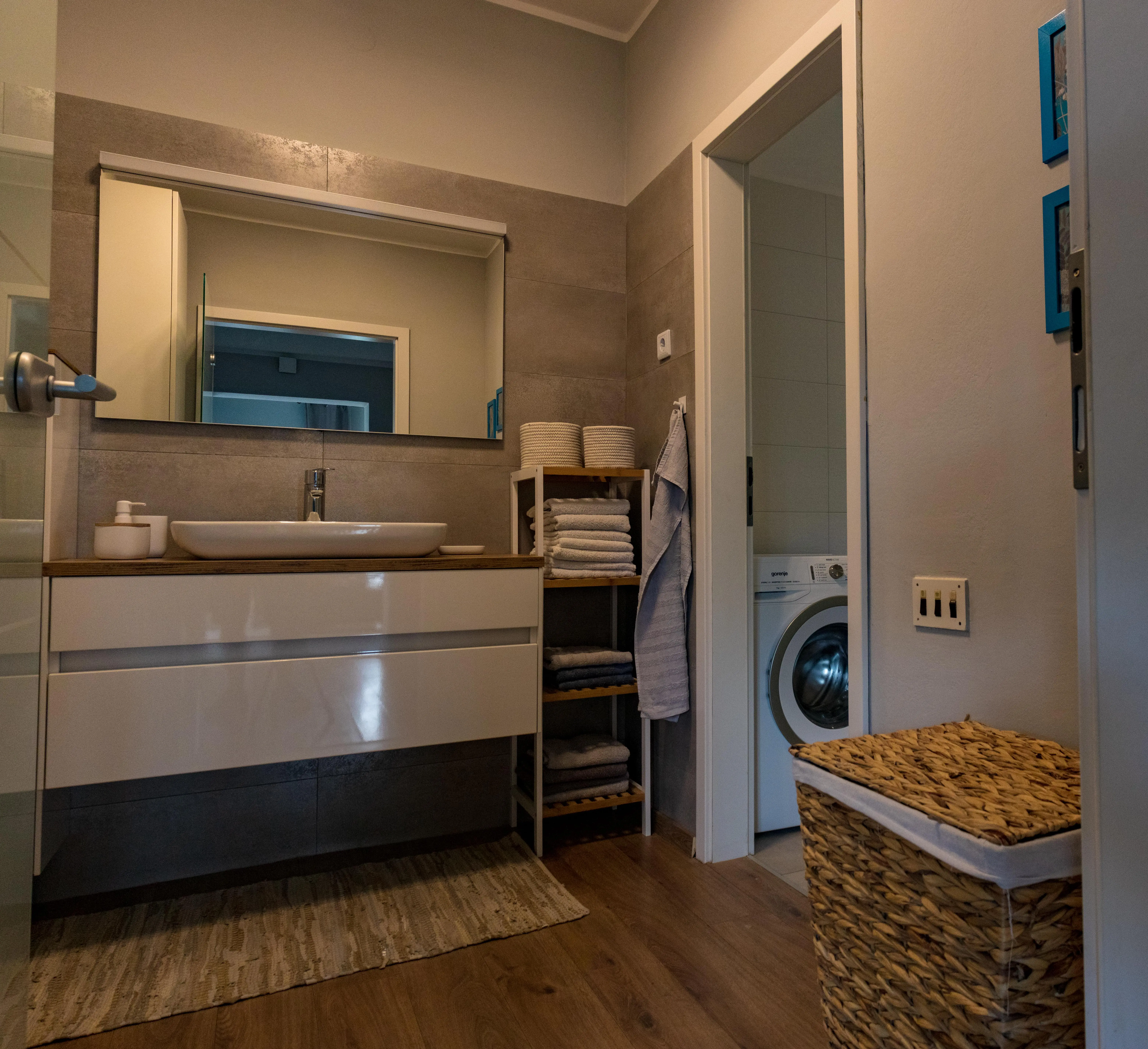 Modern bathroom with all essentials