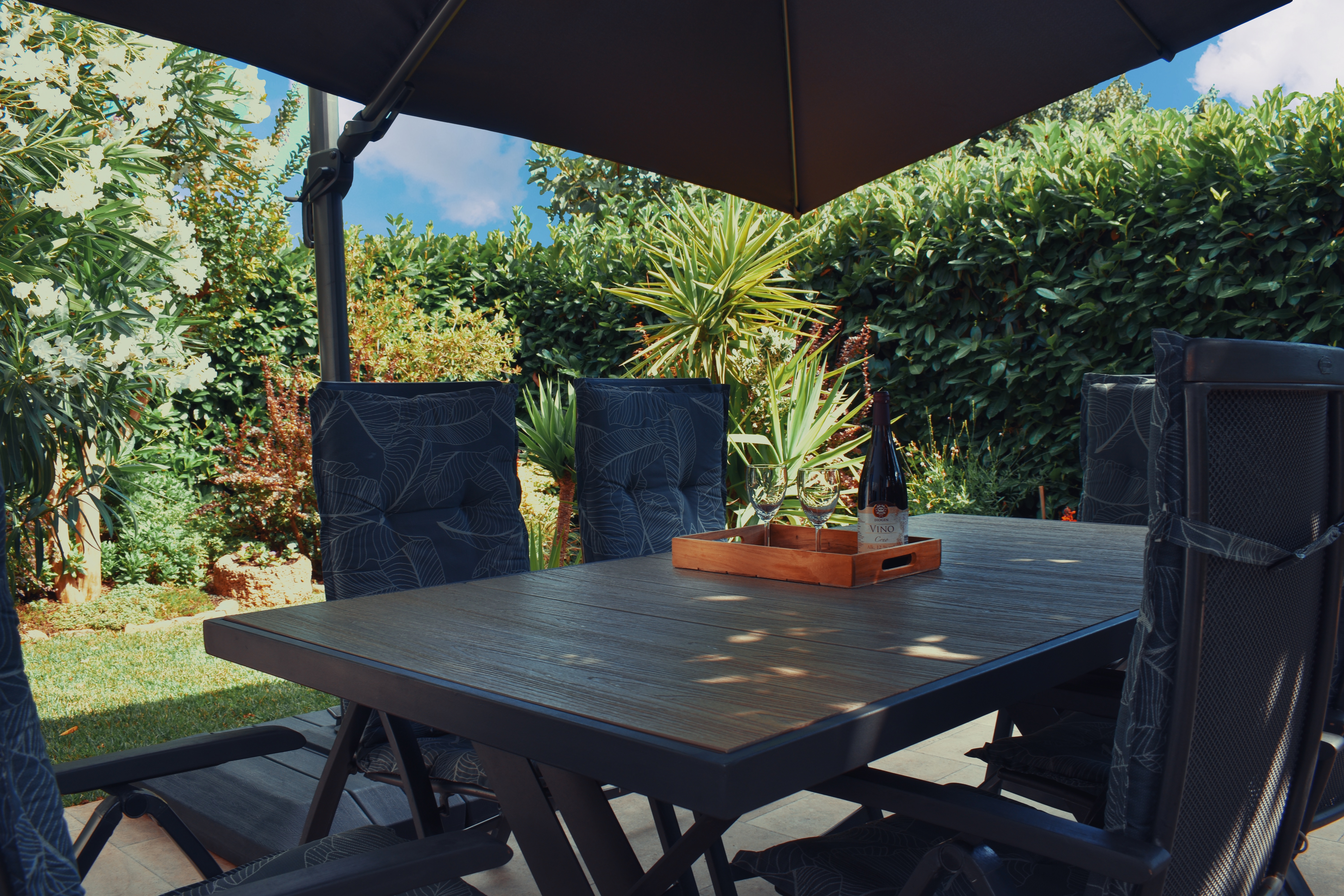 Main garden area - perfect for BBQ and outdoor dining